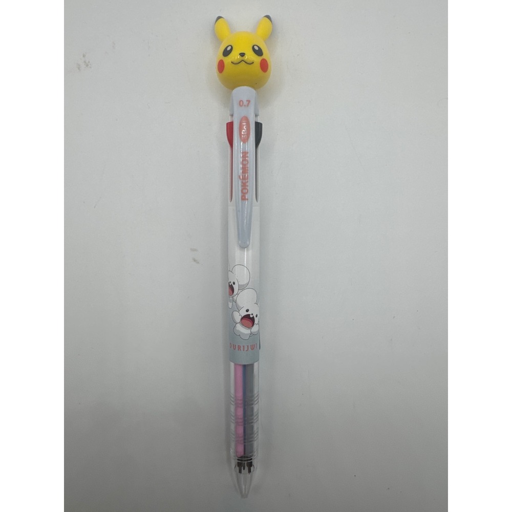 Pokemon Pikachu Tandemaus 3-Color Ballpoint Pen 0.7mm Multi Ink Black Blue Red